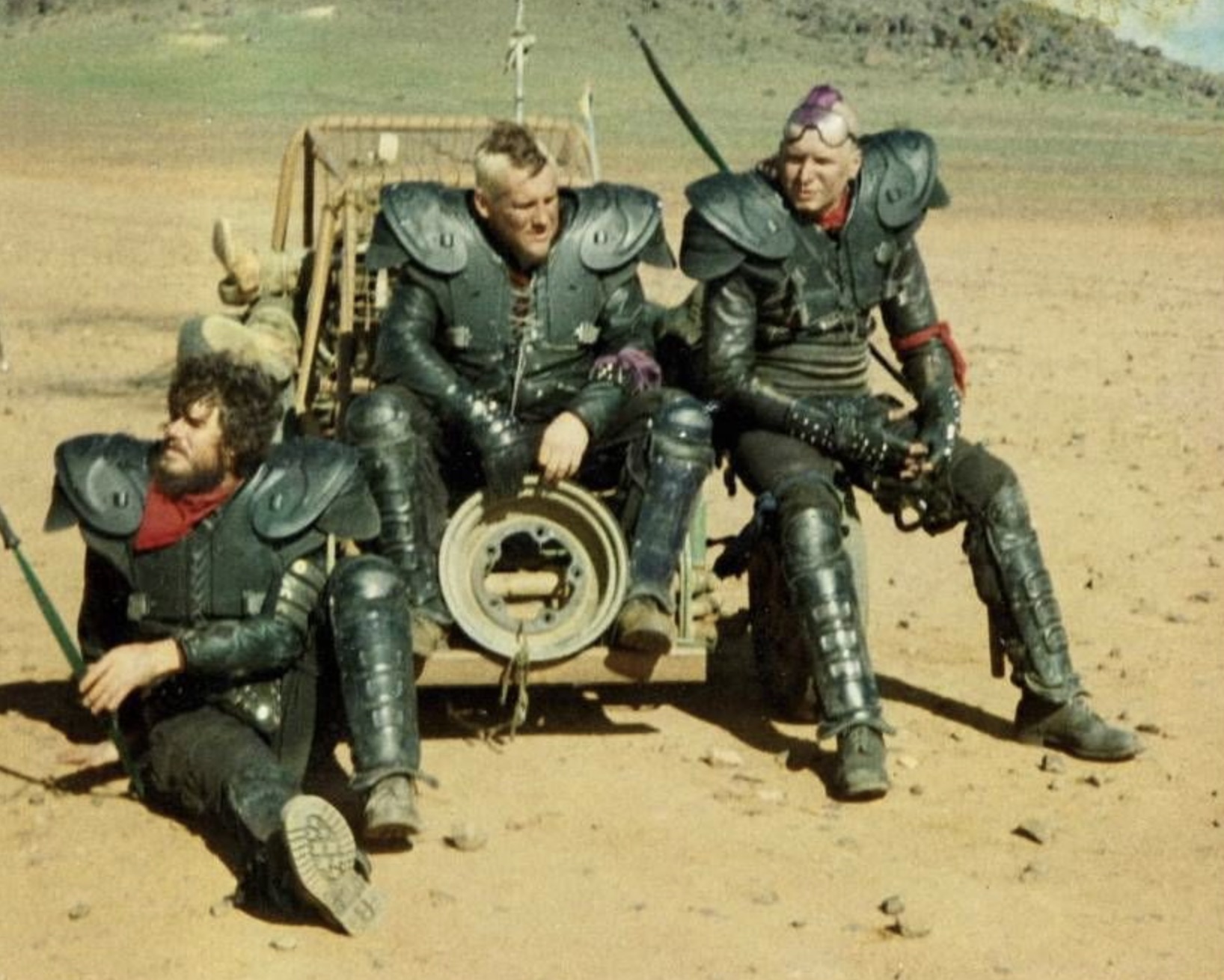 Leather in the desert. Mad Max 2: The Road Warrior, 1981 